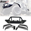 Iron Steel Front Bumper Grille and Fender Flare Kit