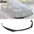 IKON Style Carbon Fiber Front Bumper Lip and Trunk Spoiler Set