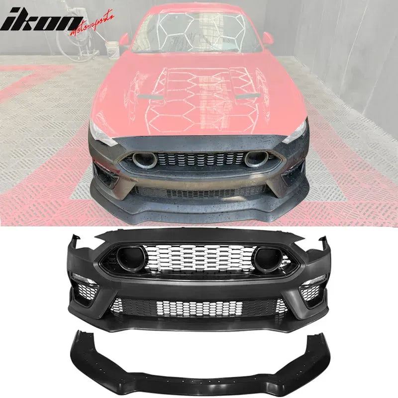 2021 Mach 1 Style Front Bumper Cover Kit