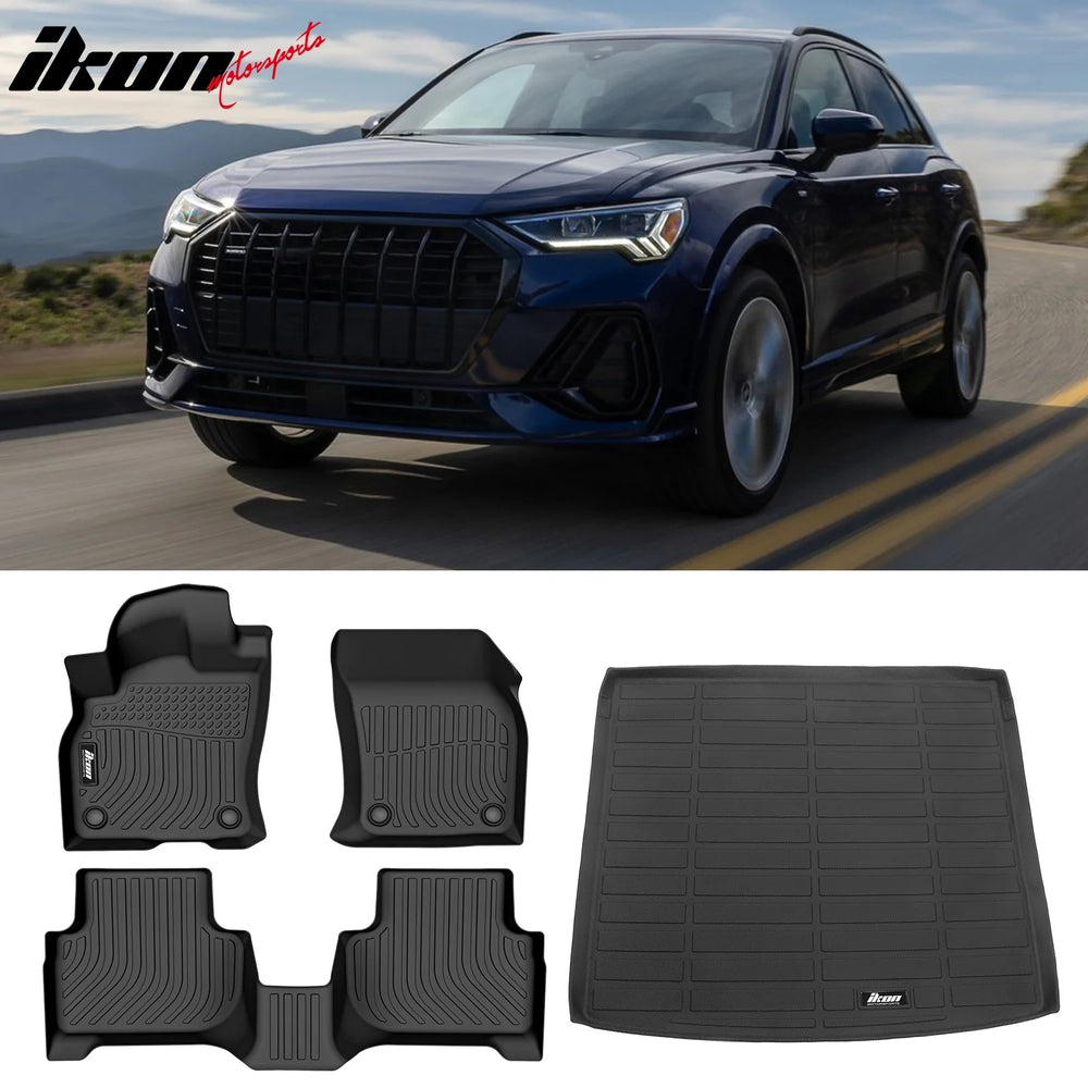 3D Molded All-Weather Floor Mat and Trunk Mat Set