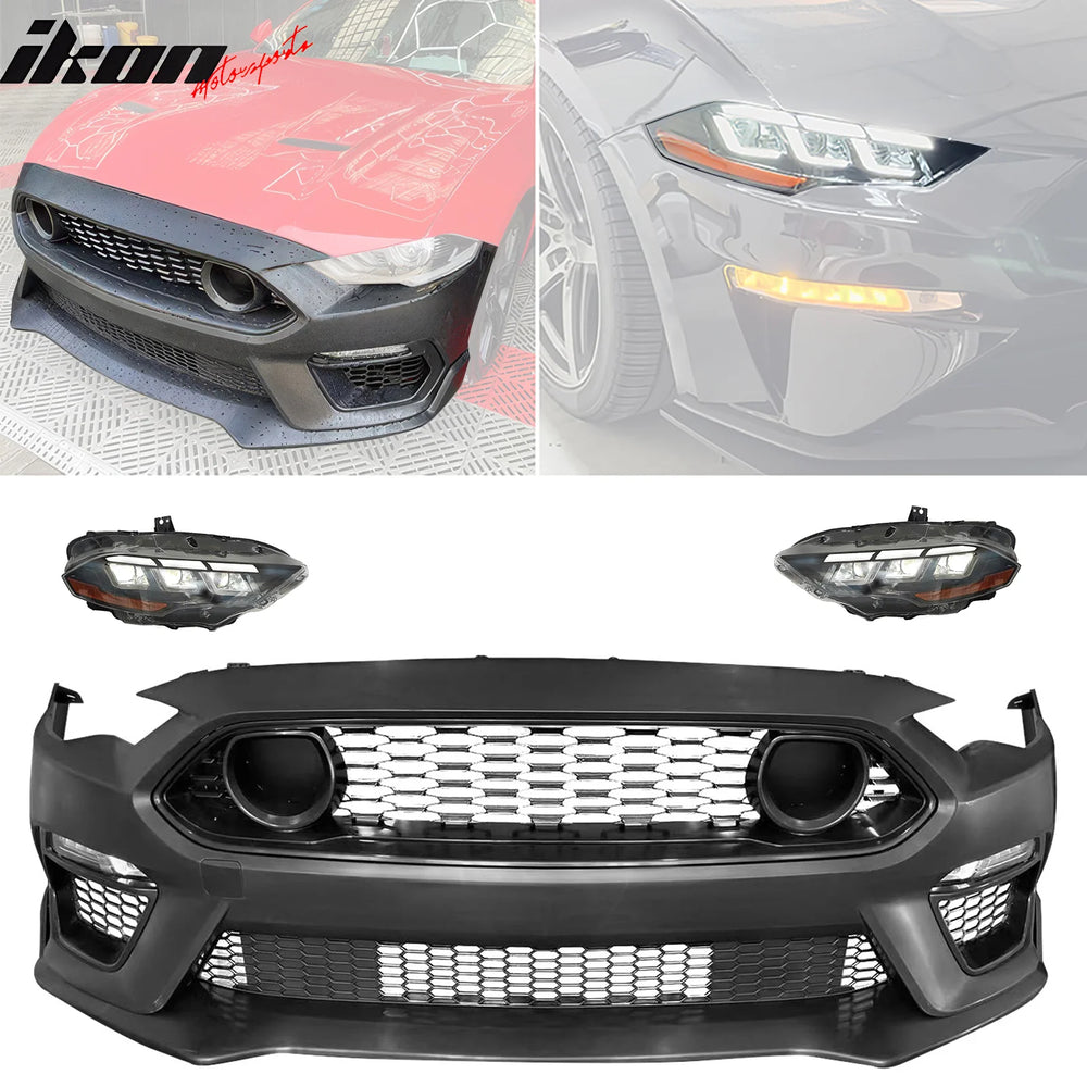 Mach 1 Style Front Bumper Cover