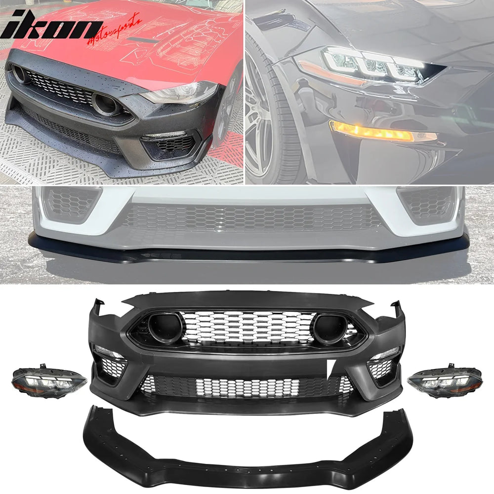 Mach 1 Style Front Bumper Cover