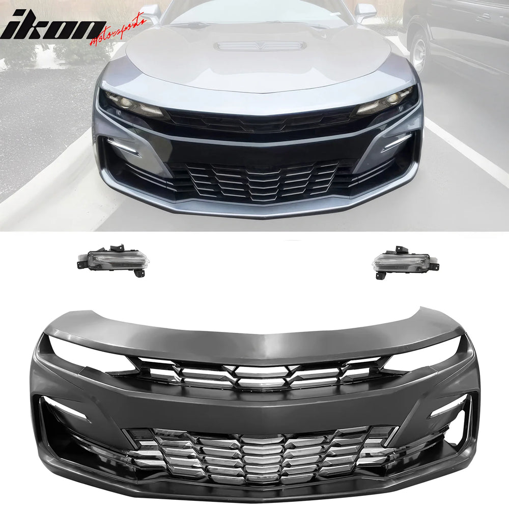 SS-Style Front Bumper with LED DRLs