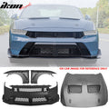 GTD Style Front Bumper Cover + Hood + Fender Kit
