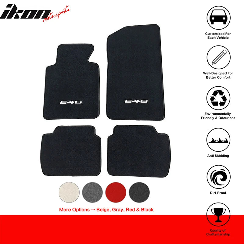 Custom Fit Carpet Floor Mat Set