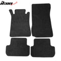 Black Nylon Floor Mat Set