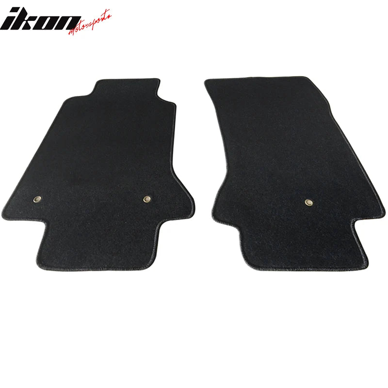 Black Nylon Front Floor Mats