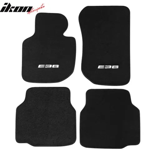 E36 Logo 4-Piece Floor Mat Set