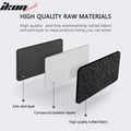 4-Piece Black Carpet Floor Mat Set