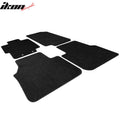 4-Piece Black Nylon Floor Mats