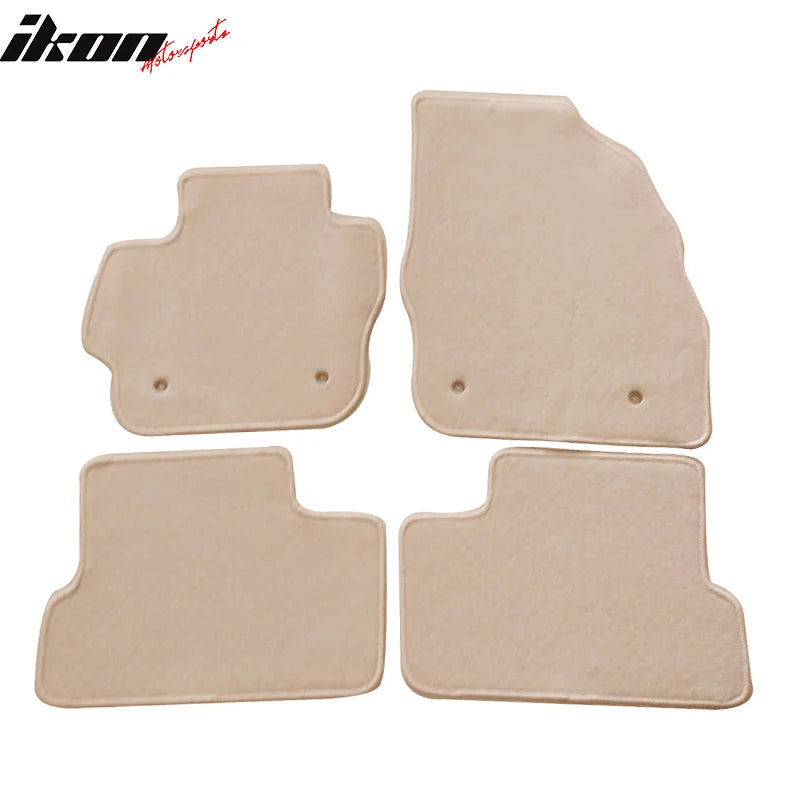 4-Piece Nylon Floor Mat Set