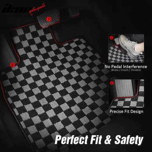 Plaid Floor Mats