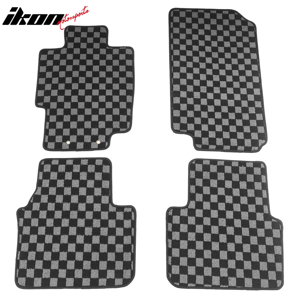 Plaid Carpet Floor Mats