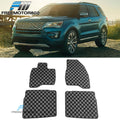 Plaid Floor Mats