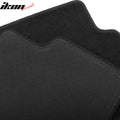 Black Nylon Carpet Floor Mats Set