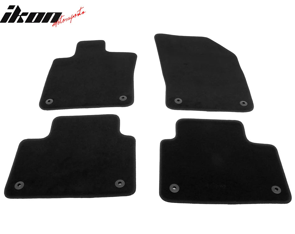 4-Piece Nylon Floor Mat Set