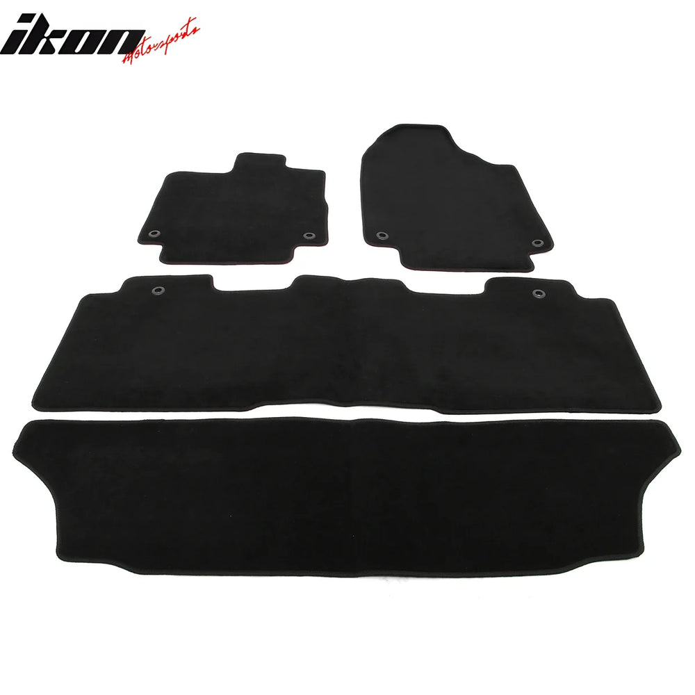 Black Nylon Carpet Floor Mats
