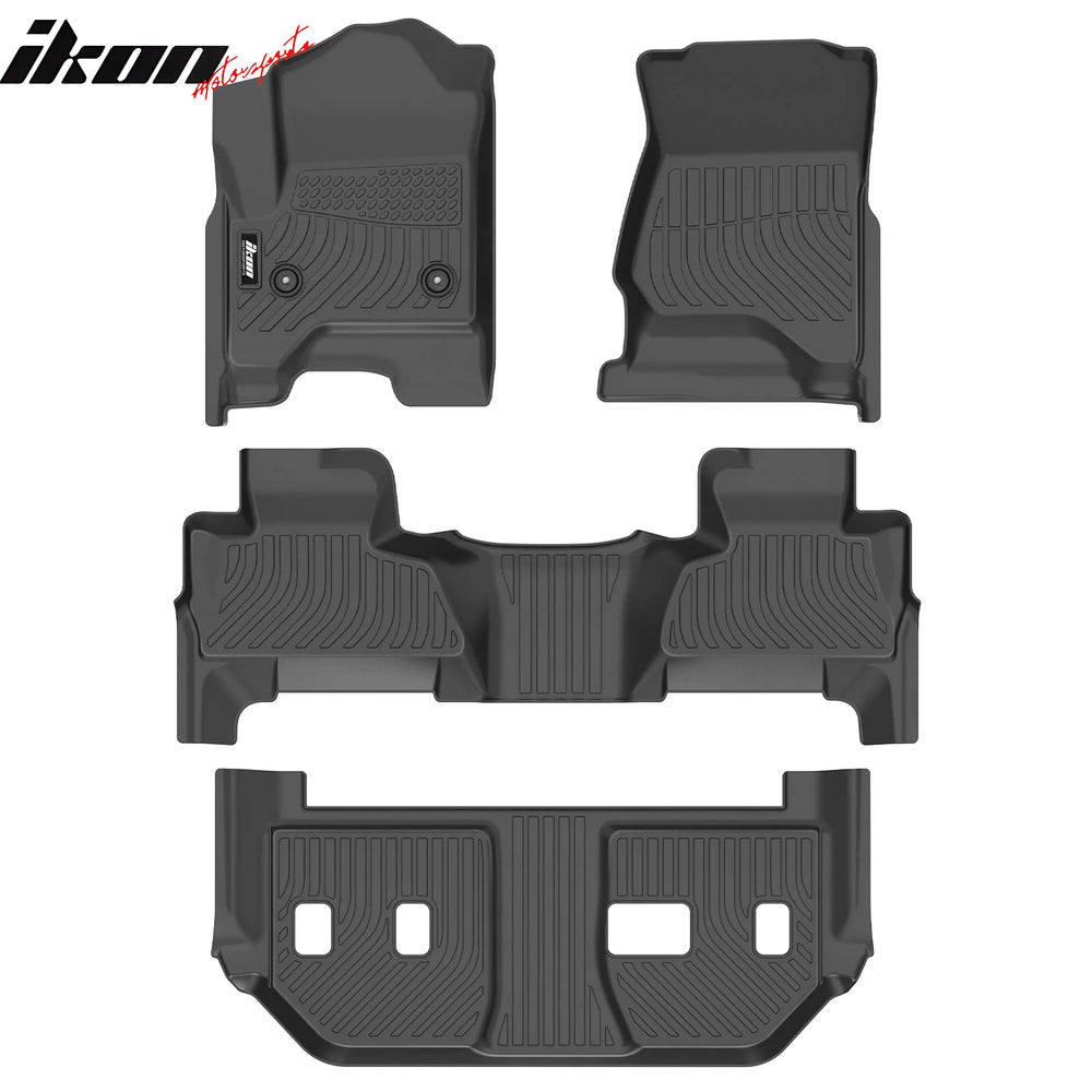 3D Laser-Scanned TPE All-Weather Floor Mats