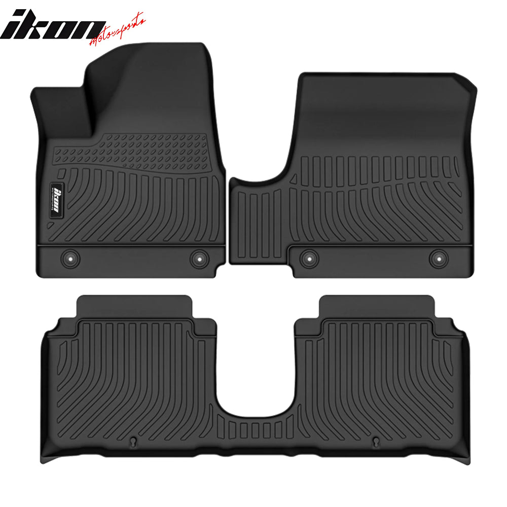 3-Piece All-Weather TPE Floor Mat Set