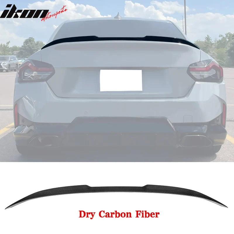 VS Style Dry Carbon Fiber Rear Spoiler Wing