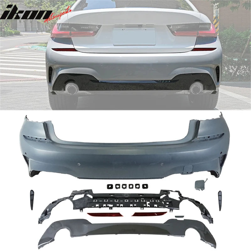 M-Tech Style Rear Bumper Cover