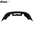 Polypropylene Unpainted Black Front Lip Spoiler