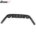E63 Style Rear Diffuser with Quad Square Exhaust Tips