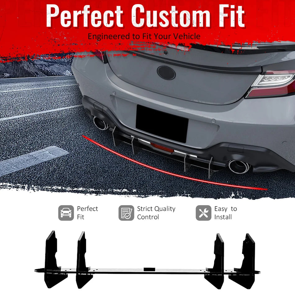 Shark Fin Rear Diffuser