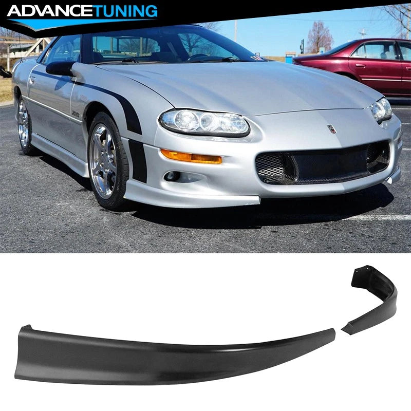 PU Front Lip Unpainted Black