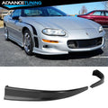 PU Front Lip Unpainted Black