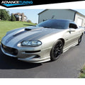 PU Front Lip Unpainted Black