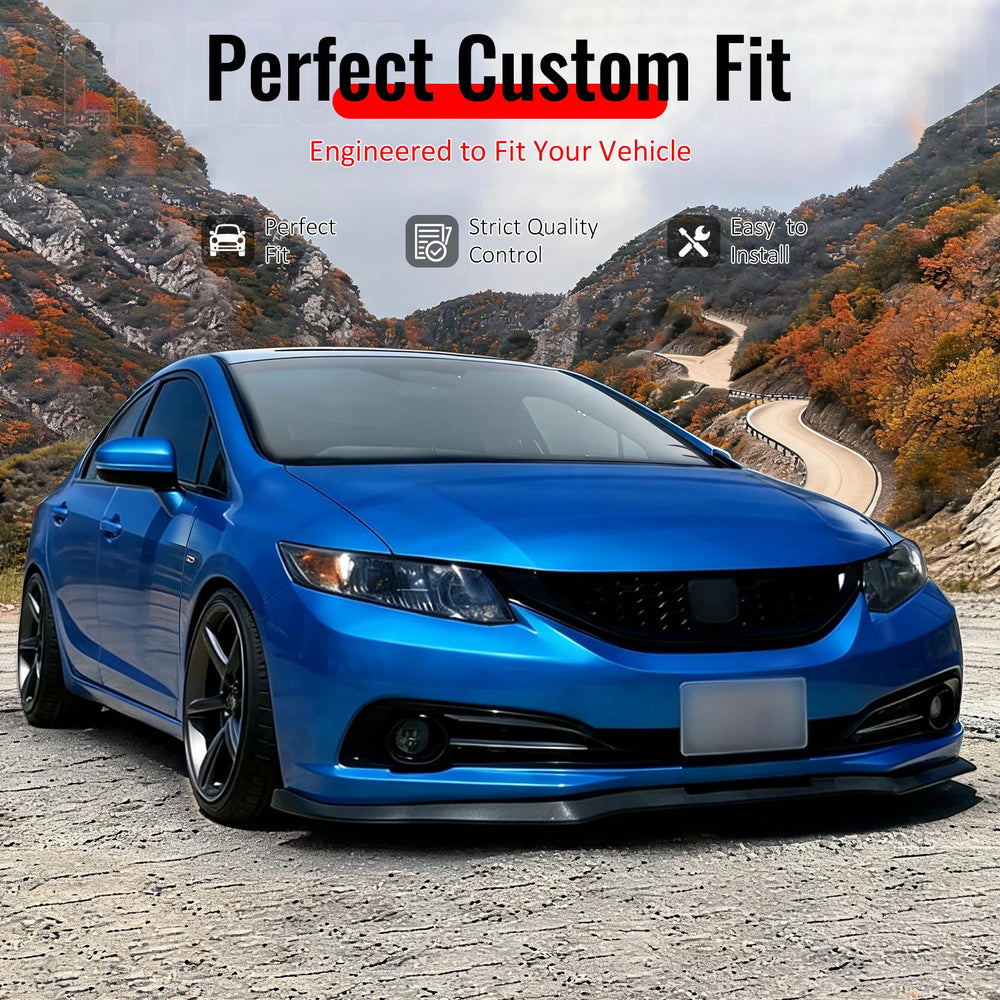 GT Style Front Bumper Lip Spoiler