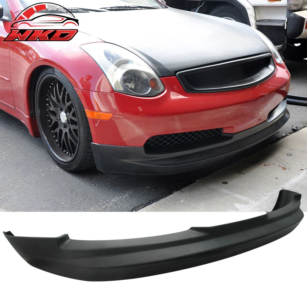 Type G PU Front Bumper Lip Spoiler
