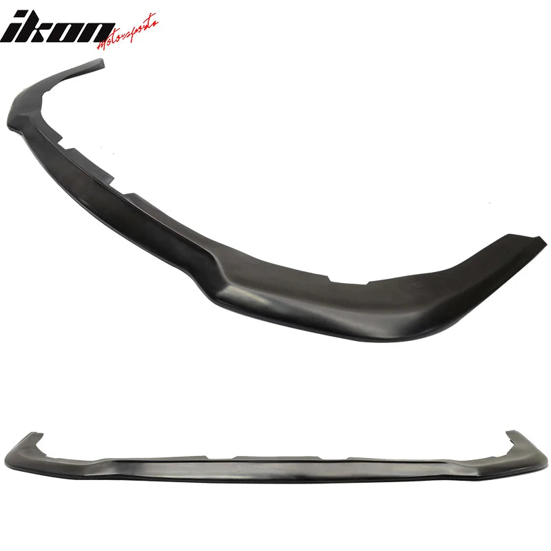 Unpainted Black Front Lip Spoiler
