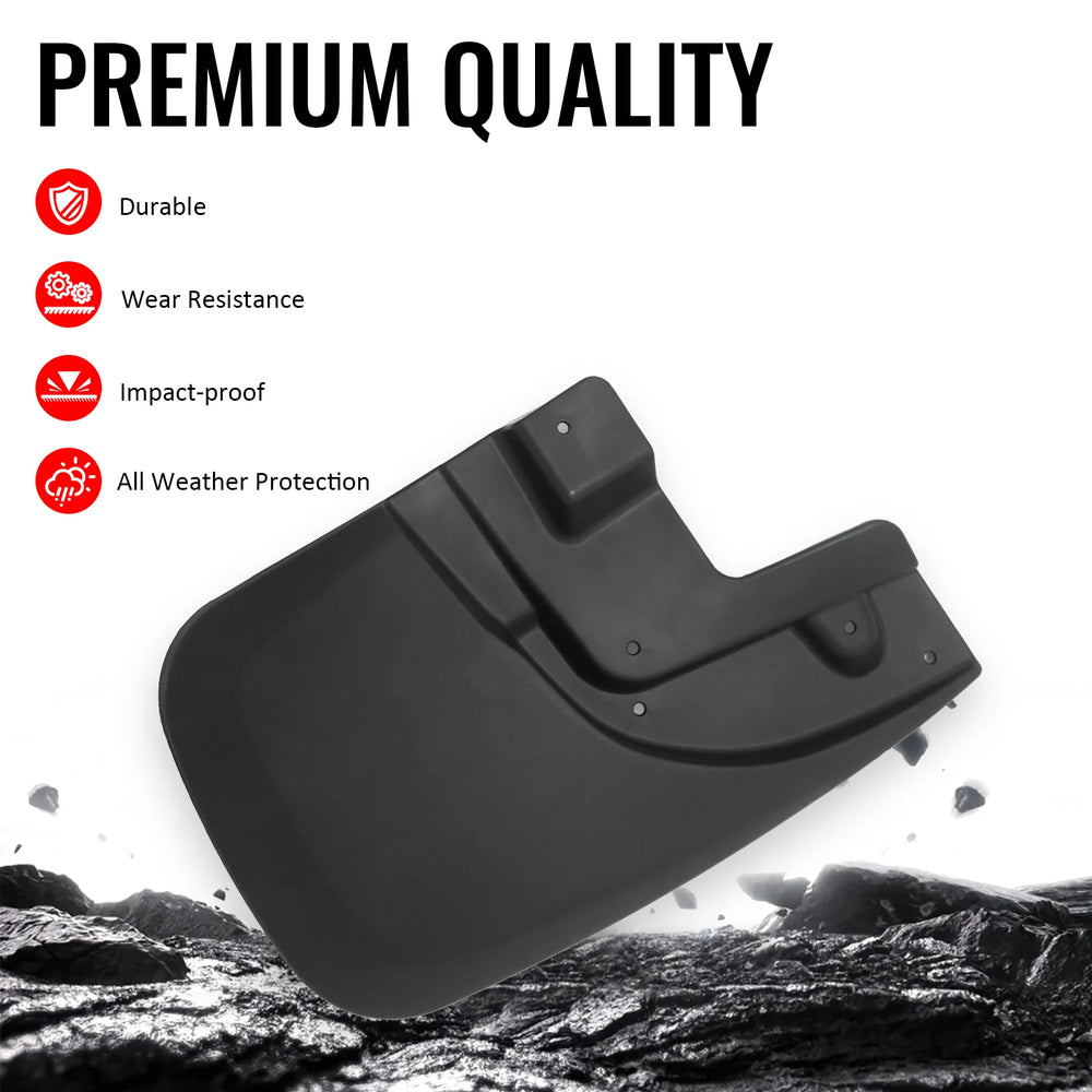 Polypropylene Mud Flaps, Black