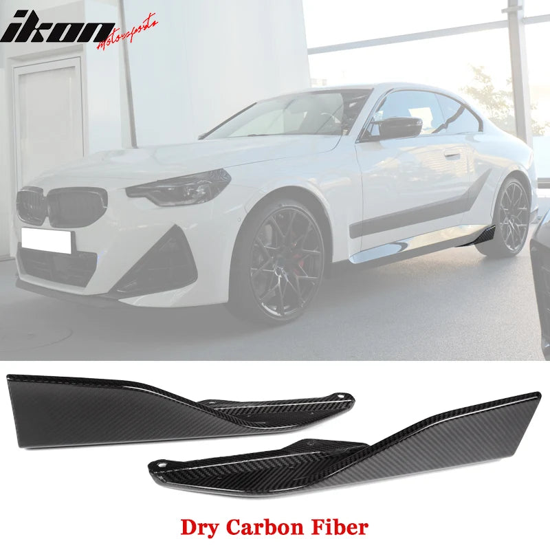 M Performance Style Dry Carbon Fiber Side Skirts