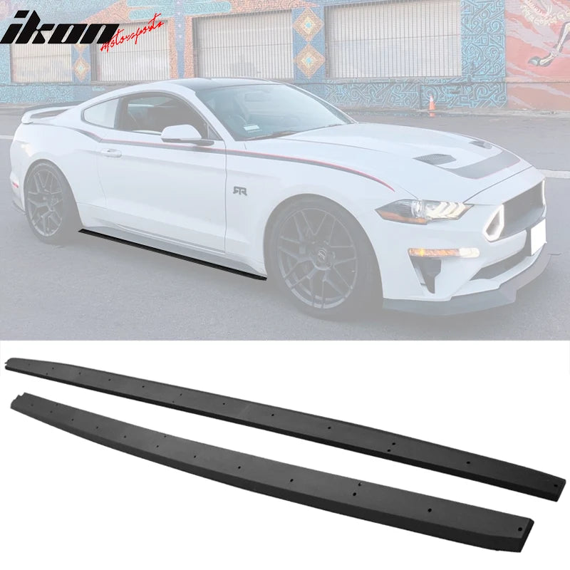 OE Textured Black Side Skirts