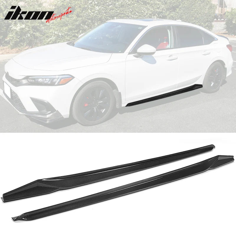 HPD Style Carbon Fiber Side Skirts