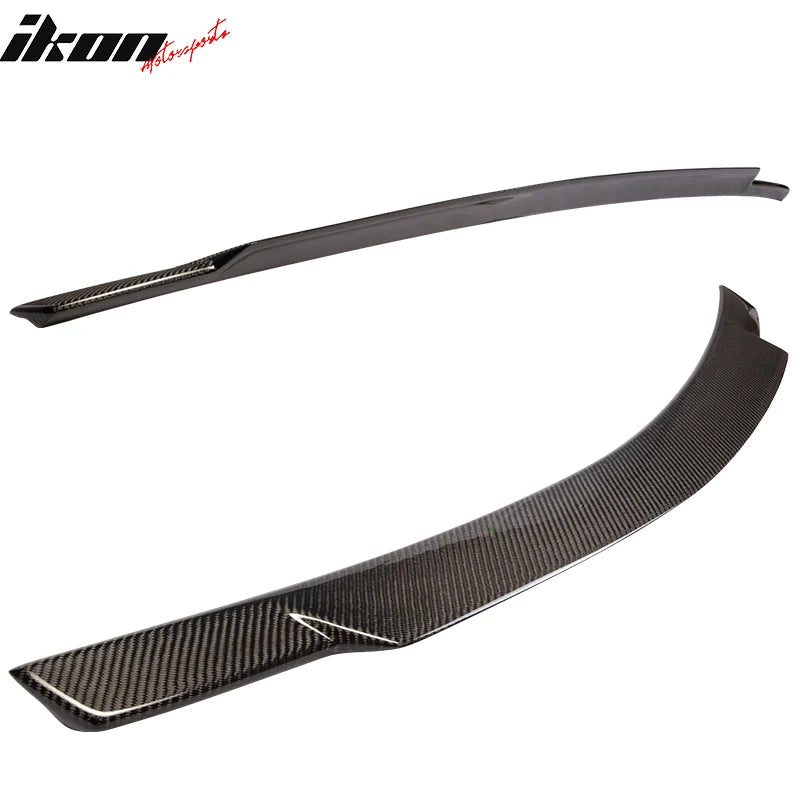 Carbon Fiber Roof and Trunk Spoiler Set