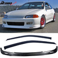 Custom-Fit Front Bumper Lip and Window Visors