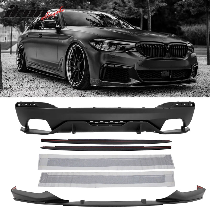 MP Style Front Lip Side Sill Rear Diffuser Kit