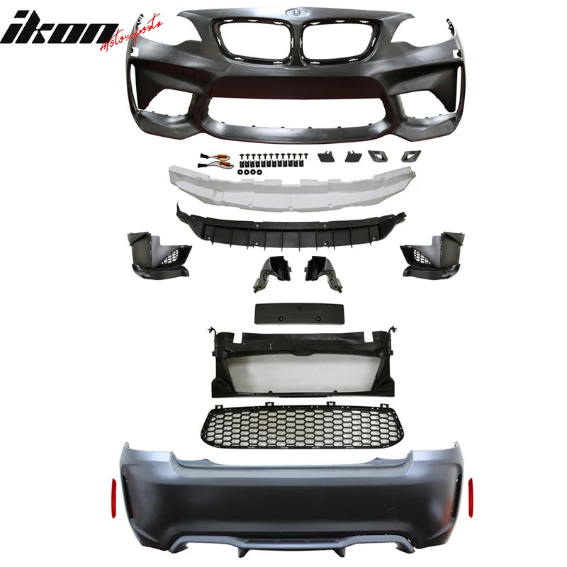 M2 Style Front and Rear Bumper Cover Diffuser Set