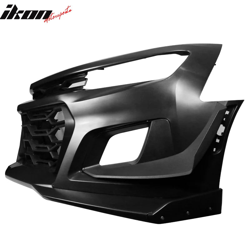 Front Splitter with Matte Blue Rods