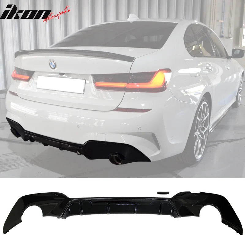 Gloss Black Rear Bumper Diffuser