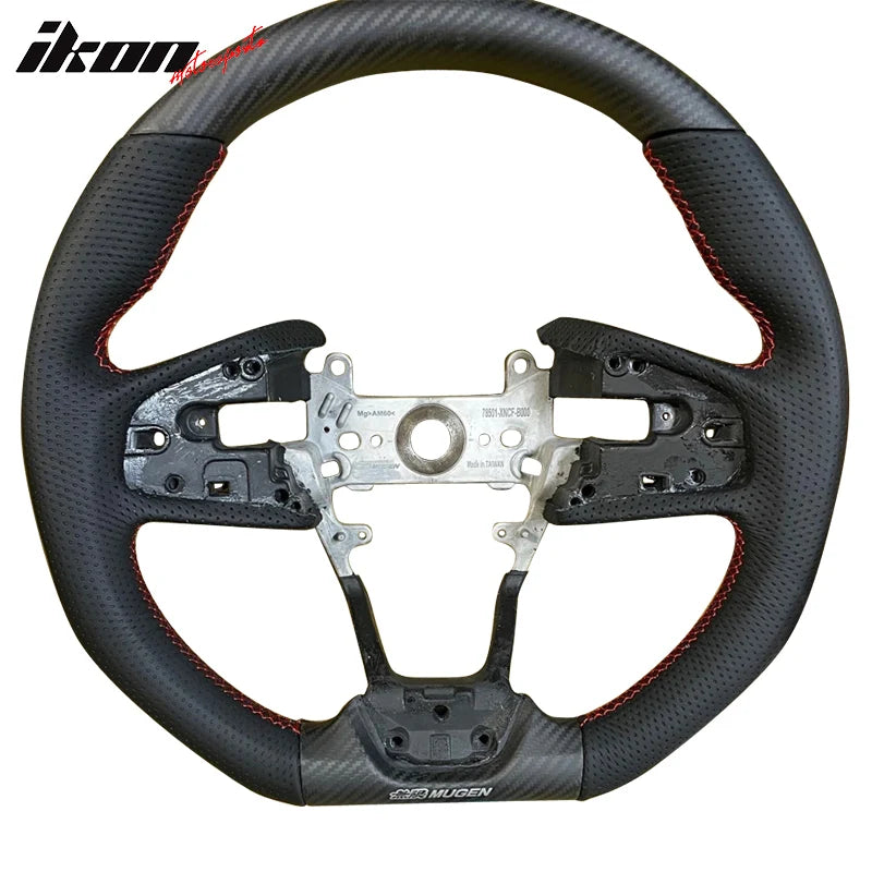 Mugen Style Dry Carbon Fiber Steering Wheel