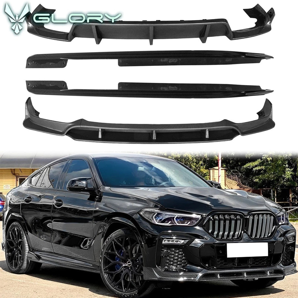 Front Bumper Lip, Rear Lip, Side Skirt Kit