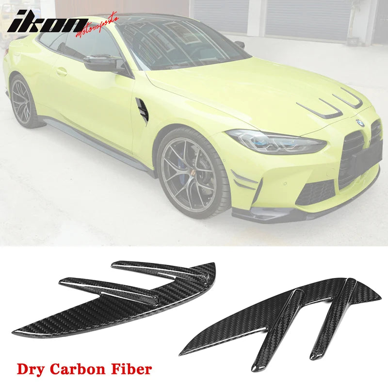Dry Carbon Fiber Front Fender Side Vent