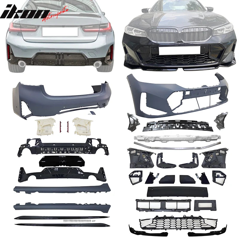 M-Performance Style Front & Rear Bumper Cover and Rocker Panel Kit