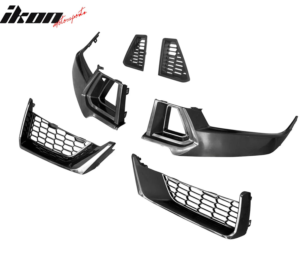 Front Bumper Mesh Grille Covers
