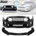 Mach 1 Style Front Bumper Cover with Grilles